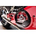 CNC Racing PRAMAC RACING LIMITED EDITION Clear Wet Clutch Cover for the Ducati Panigale / Streetfighter / Multistrada / Diavel V4 / S / Speciale